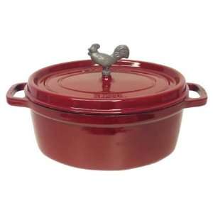 Staub Collectibles Coq Au Vin Cocotte Oval French Oven  
