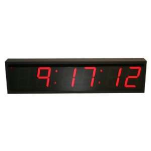  Time Machines Precision Digital POE Clock 4 x 6 Red 