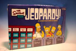 The Simpsons Jeopardy New in the Box and Shrinkwrapped  