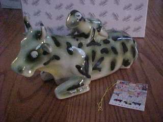 MOTHER FROG COW PARADE® FIGURINE NIB W/TAGS RETIRED  