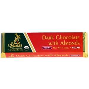 Four Organic Dark Chocolate Almond Bars   Vegan  Grocery 