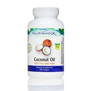   Coconut Oil 100% Pure Extra Virgin   120 Softgels Health & Personal