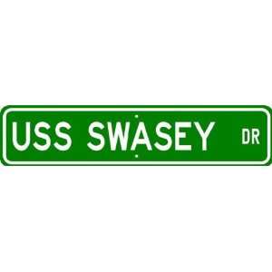  USS SWASEY DE 248 Street Sign   Navy Patio, Lawn & Garden