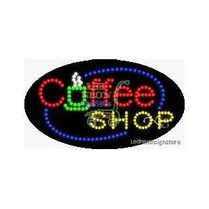  Coffee Shop LED Business Sign 15 Tall x 27 Wide x 1 