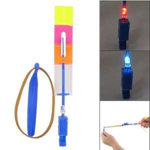  o Blue Plastic LED Light Arrow Helicopter Toy for Child Baby