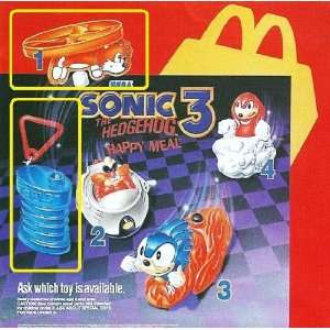  Happy Meal Sonic the Hedgehog 3 Miles Tails Prower Toy 