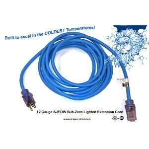   SJEOW Sub Zero Cold Weather Lighted Extension Cord