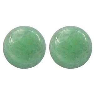  Simulated Green Aventurine   Magnetic Therapy Earrings 