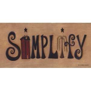    Simplify   Poster by Scherry Talbott (16x8)