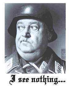 Hogans Heroes Sgt. Schultz I SEE NOTHING T shirt  
