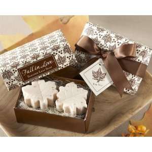   Favors Fall in Love Scented Leaf Shaped Soaps