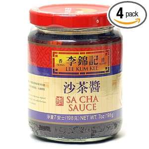 Lee Kum Kee Sa Cha Sauce, 7 Ounce Jars (Pack of 4)  