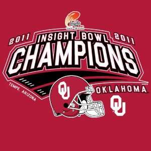 NCAA Oklahoma Sooners 2011 Insight Bowl Champions Long Sleeve T Shirt 