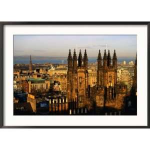 New College and New Town, Edinburgh, United Kingdom Collections Framed 
