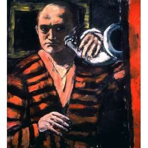 FRAMED oil paintings   Max Beckmann   24 x 26 inches   Self Portrait 