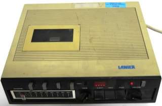 Lanier LCT 2D Cassette Transcriber Unit LCR2D S/N 150866 Used 