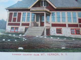 SIWANOY COUNTRY CLUB PC 1st PGA CHAMPIONSHIP EARLY 1908 CLUB HOUSE 