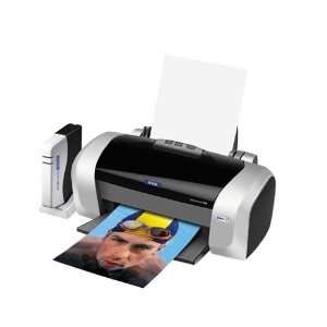   Stylus C84WN Inkjet Printer with Wireless Print Server Electronics