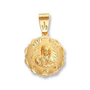  LIOR   Pendant medal Mother Mary   Gold Plated Jewelry
