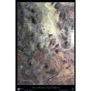    Cerro Matomi, B.C., Mexico Satellite Print, 24x36