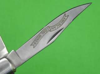 Limited American Coal Miner Collectors Folding Knife  
