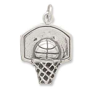  Oxidized Basketball Hoop Charm Jewelry