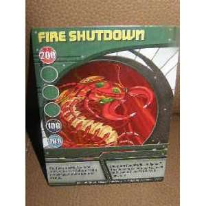  BAKUGAN OPEN LOOSE FIRE SHUTDOWN CARD Toys & Games