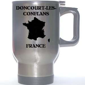  France   DONCOURT LES CONFLANS Stainless Steel Mug 