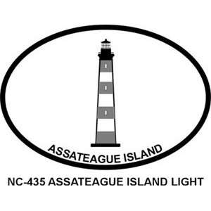 ASSATEAGUE ISLAND LIGHT Personalized Sticker Kitchen 