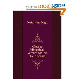   hibernicae veteres codicis Taurinensis Costantino Nigra Books