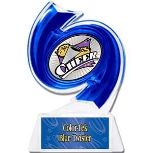  Cheerleading Hurricane Ice 6 Trophy BLUE TROPHY/BLUE TWISTER 