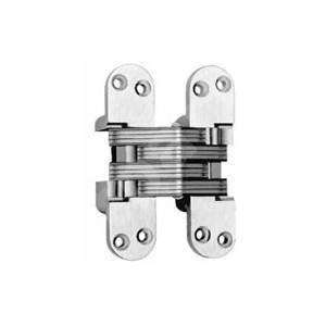   418 Fire Rated Invisible Hinge Satin Stainless Steel