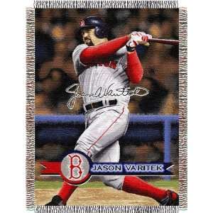  Boston Red Sox Jason Varitek 48x60 Players Tapestry Throw 