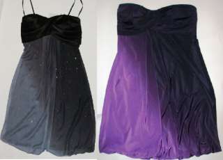 New Genuine XSCAPE gray or purple shades bubble dress  