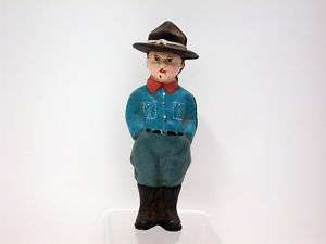 VINTAGE CAST IRON COIN BANK WWI DOUGHBOY  