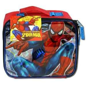  913983   Spiderman Rectangle Lunch Bag Case Pack 8 Sports 