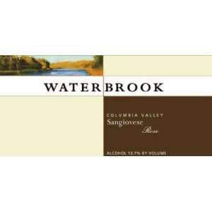   Waterbrook Columbia Sangiovese Rose 750ml Grocery & Gourmet Food