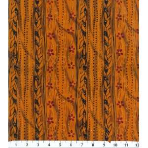  Calico Fabric Batik Stripe