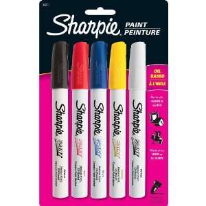  Sharpie Sharpie paint Marker 5ct Asst Medium 34971PP 