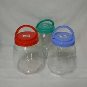 Diamond Shap Jar With Lid 3 Assorted Clrs Case Pack 12  