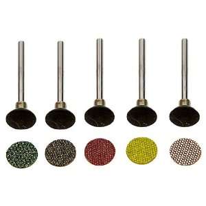   , 200, 400 and 800 grit & 5  1/2 diameter mandrels with 1/8 shanks