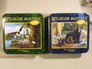   of 2 WILDLIFE MASTERS 1000 PC JIGSAW PUZZLES WOODLAND SERIES  