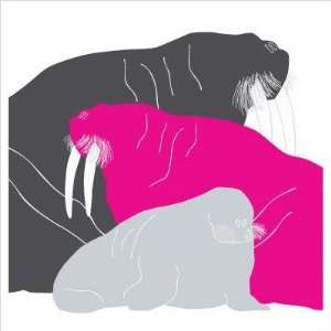  Animal   Walrus Stretched Wall Art Size 28 x 28, Color 