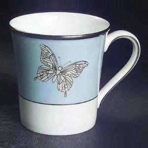  Lustreware Blue Fin Butterfly Mug