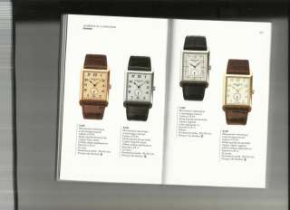 2006JAEGER LECOULTRE & PATEK PHILIPPE CATALOGS 224 & 132 pages,(2 