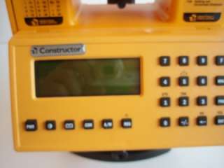 SPECTRA PRECISION CONSTRUCTOR TOTAL STATION SURVERY INSTRUMENT TRIMBLE 