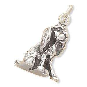  Dog Breed   Cocker Spaniel Charm Sterling Silver Jewelry