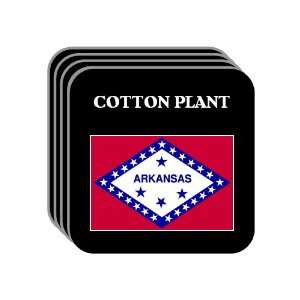  US State Flag   COTTON PLANT, Arkansas (AR) Set of 4 Mini 
