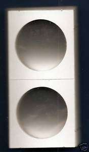 25 2 1/2 x 2 1/2 Cardboard MYLAR Coin Protector Holders  