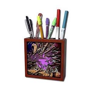   and Swirled   Tile Pen Holders 5 inch tile pen holder